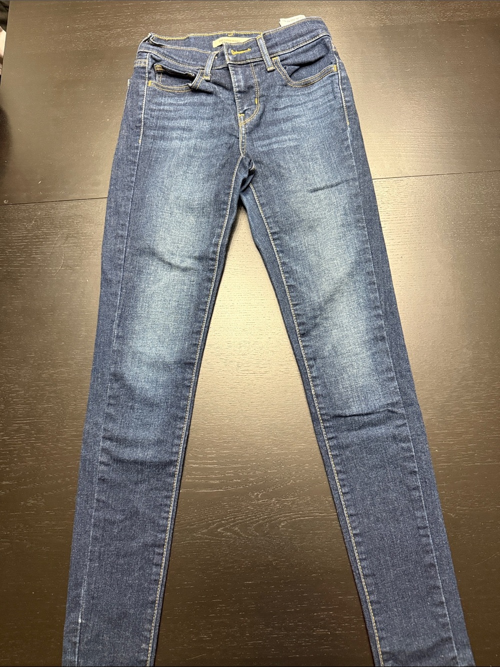 Levi's Women's Skinny Jeans in Dark Blue Wash